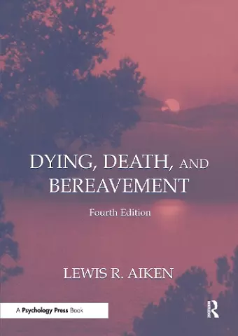 Dying, Death, and Bereavement cover