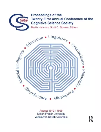 Proceedings of the Twenty-first Annual Conference of the Cognitive Science Society cover