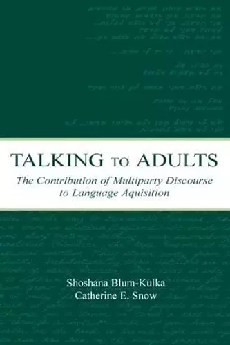 Talking to Adults cover