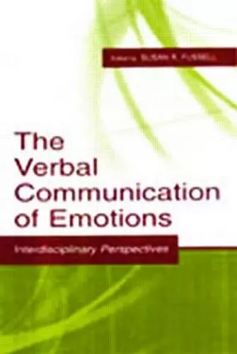 The Verbal Communication of Emotions cover