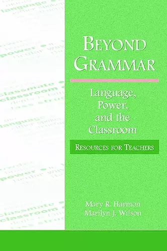 Beyond Grammar cover