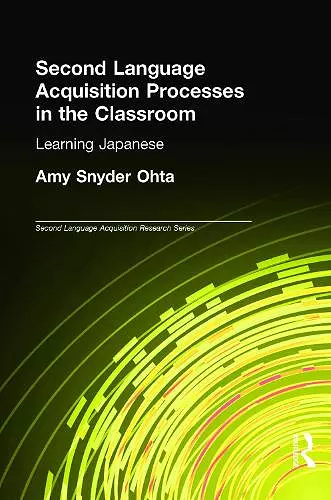 Second Language Acquisition Processes in the Classroom cover