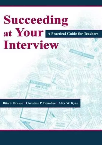 Succeeding at Your Interview cover