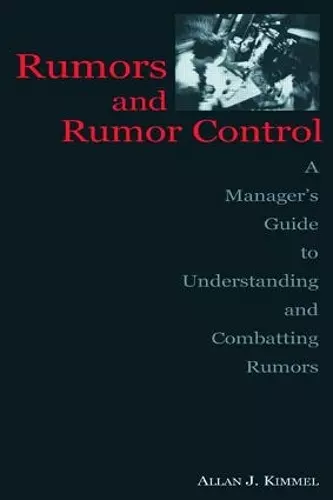 Rumors and Rumor Control cover