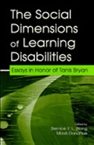 The Social Dimensions of Learning Disabilities cover