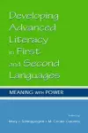 Developing Advanced Literacy in First and Second Languages cover