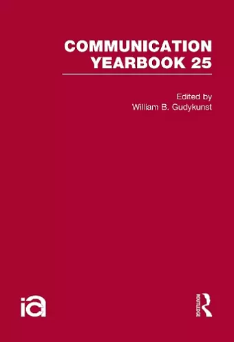 Communication Yearbook 25 cover