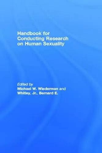 Handbook for Conducting Research on Human Sexuality cover