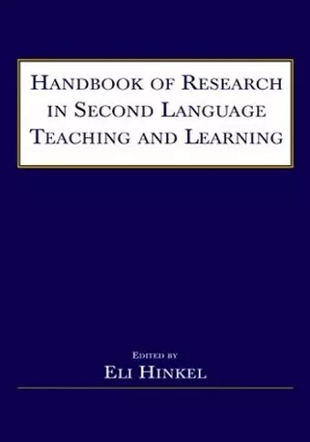 Handbook of Research in Second Language Teaching and Learning cover