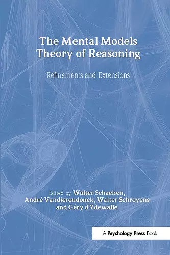 The Mental Models Theory of Reasoning cover