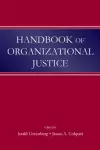 Handbook of Organizational Justice cover