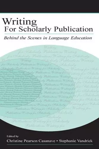 Writing for Scholarly Publication cover