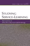 Studying Service-Learning cover