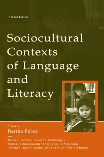 Sociocultural Contexts of Language and Literacy cover