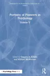 Portraits of Pioneers in Psychology cover