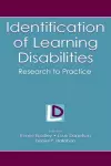 Identification of Learning Disabilities cover