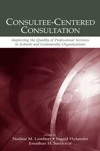 Consultee-Centered Consultation cover