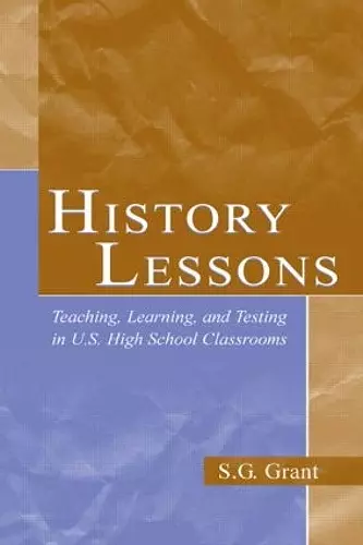 History Lessons cover