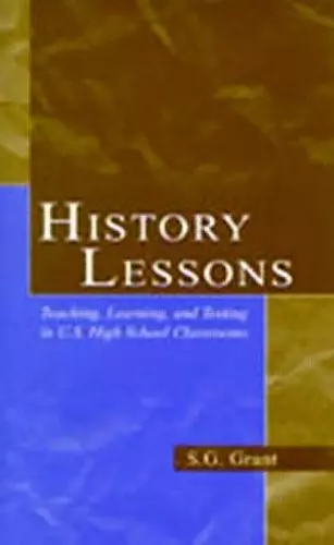 History Lessons cover