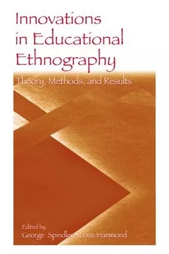 Innovations in Educational Ethnography cover