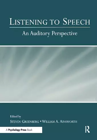 Listening to Speech cover