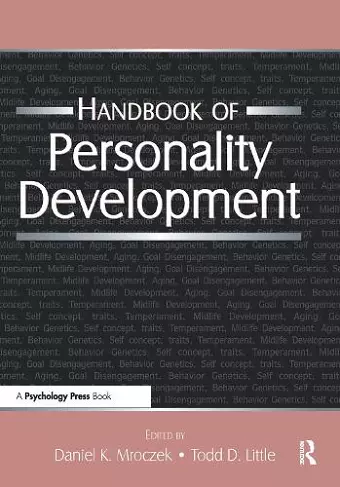 Handbook of Personality Development cover