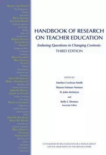 Handbook of Research on Teacher Education cover