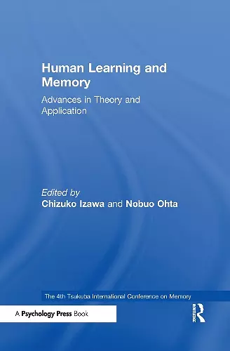 Human Learning and Memory cover