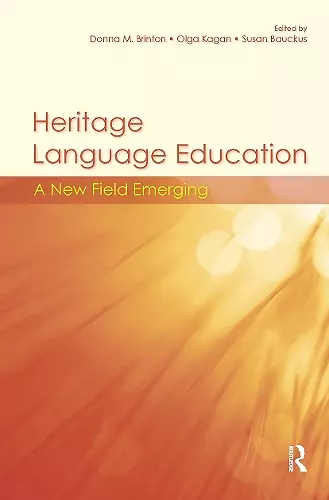 Heritage Language Education cover