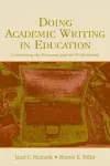 Doing Academic Writing in Education cover