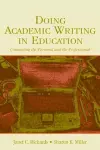 Doing Academic Writing in Education cover