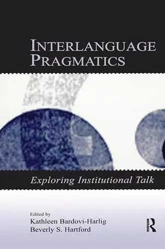 Interlanguage Pragmatics cover