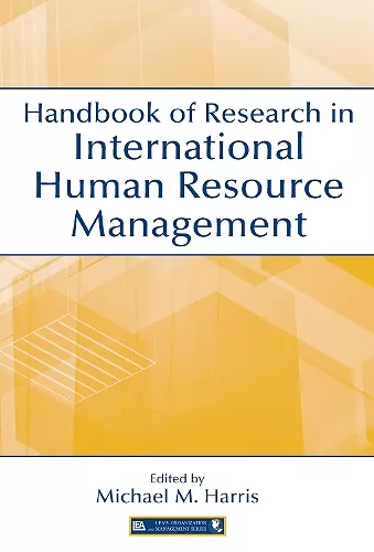 Handbook of Research in International Human Resource Management cover