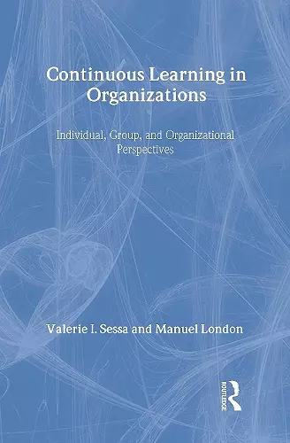 Continuous Learning in Organizations cover