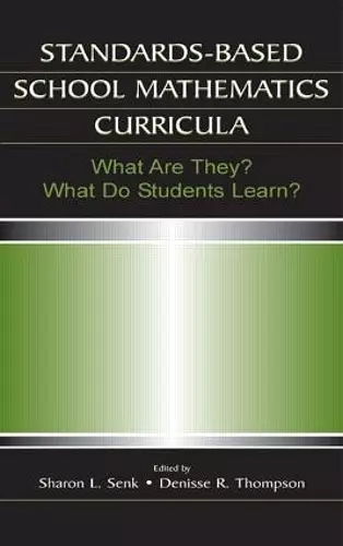 Standards-based School Mathematics Curricula cover