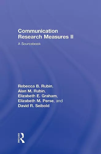 Communication Research Measures II cover