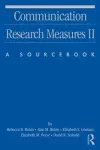 Communication Research Measures II cover