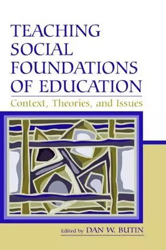 Teaching Social Foundations of Education cover