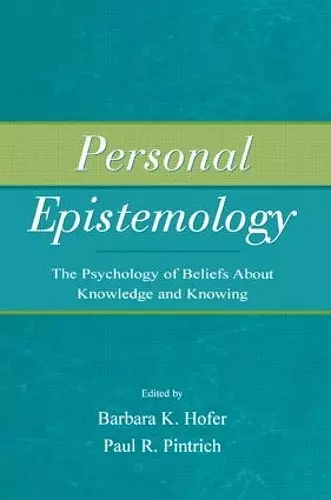 Personal Epistemology cover