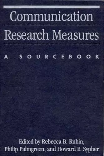 Communication Research Measures cover