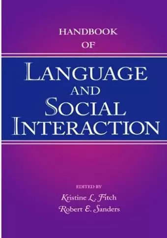 Handbook of Language and Social Interaction cover