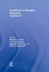 Handbook of Reading Research, Volume IV cover