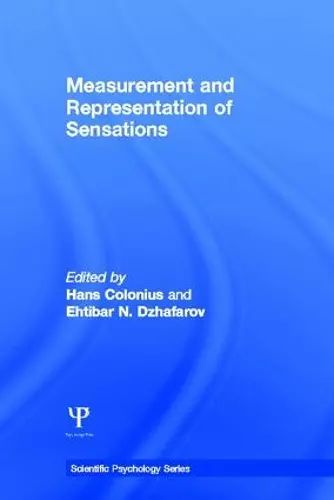 Measurement and Representation of Sensations cover