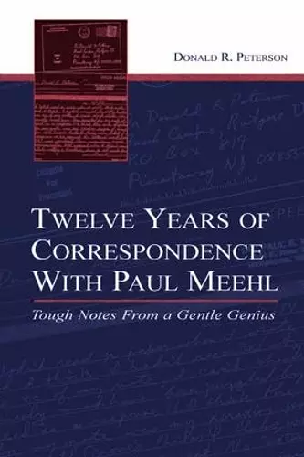 Twelve Years of Correspondence With Paul Meehl cover