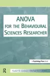 ANOVA for the Behavioral Sciences Researcher cover