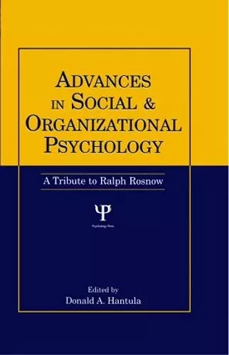 Advances in Social and Organizational Psychology cover