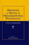 Advances in Social and Organizational Psychology cover