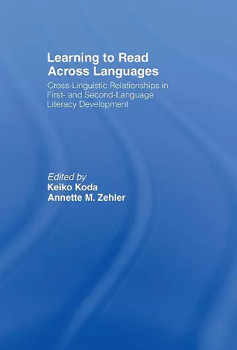 Learning to Read Across Languages cover