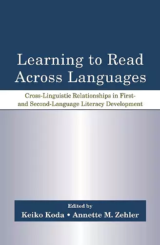 Learning to Read Across Languages cover