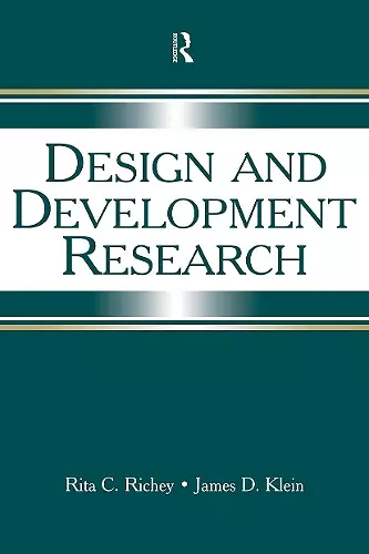 Design and Development Research cover